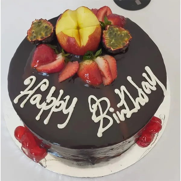 Luxe & Fruity Birthday Cake