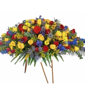 Classic Casket Flowers 600