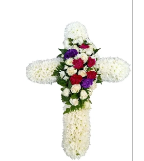 Angel Cross Wreath 600
