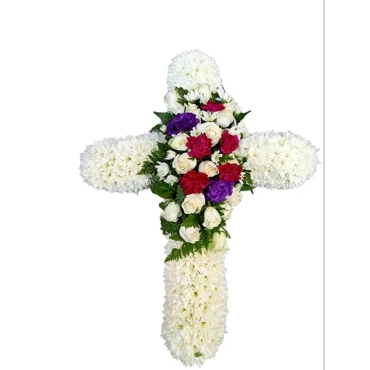 Angel Cross Wreath 600