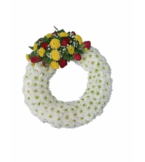 Sunset Round Wreath 600