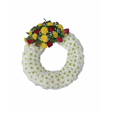 Sunset Round Wreath 600