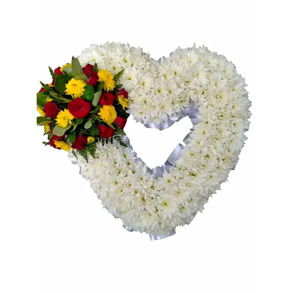 Sunset Heart Wreath