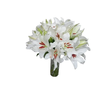 White Liliums Bouquet 600