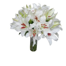 White Liliums Bouquet